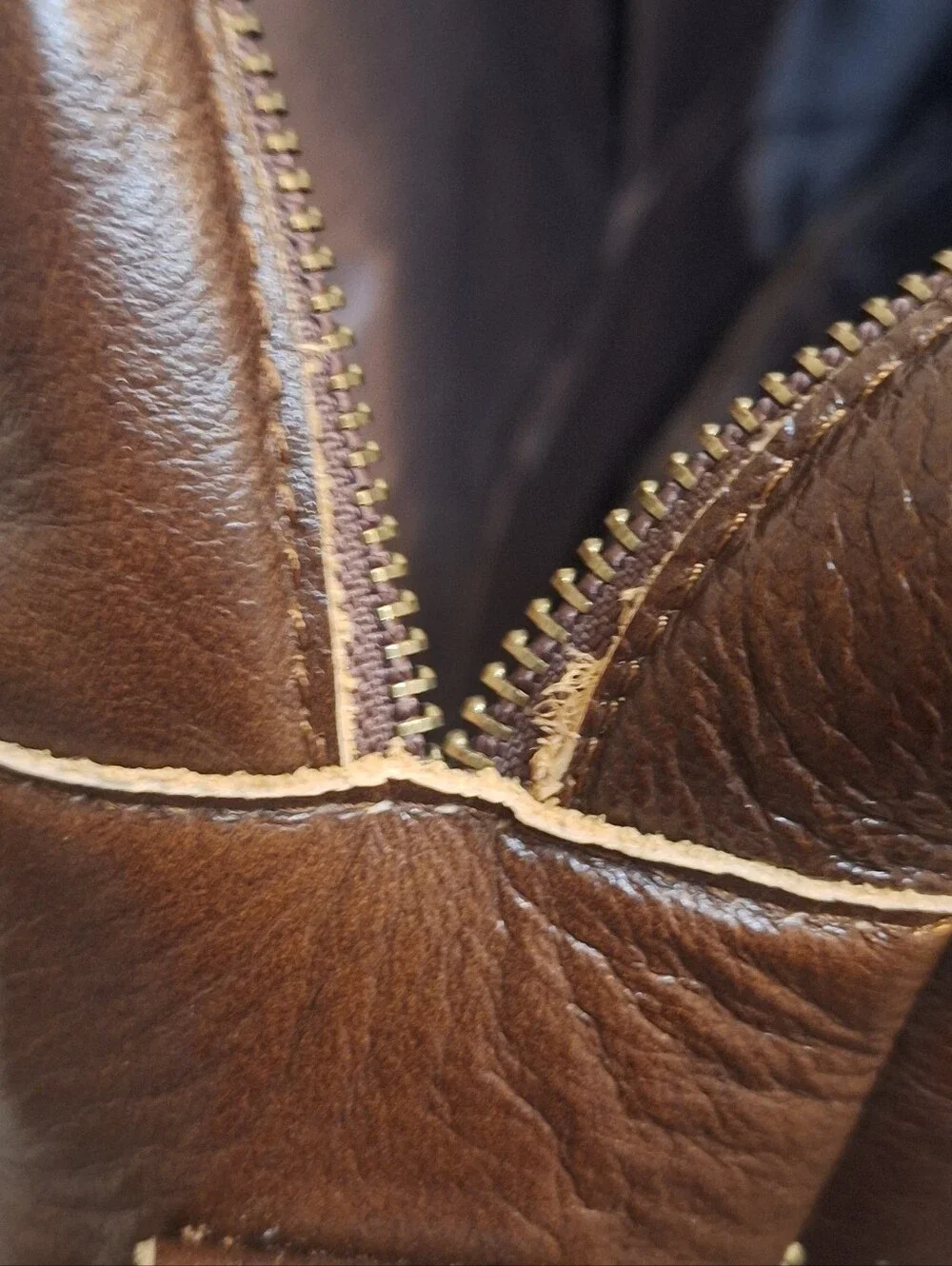 FLAWED POLO VIDENG Leather Briefcase Laptop Bag